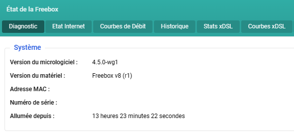 Freebox OS Wireguard Beta