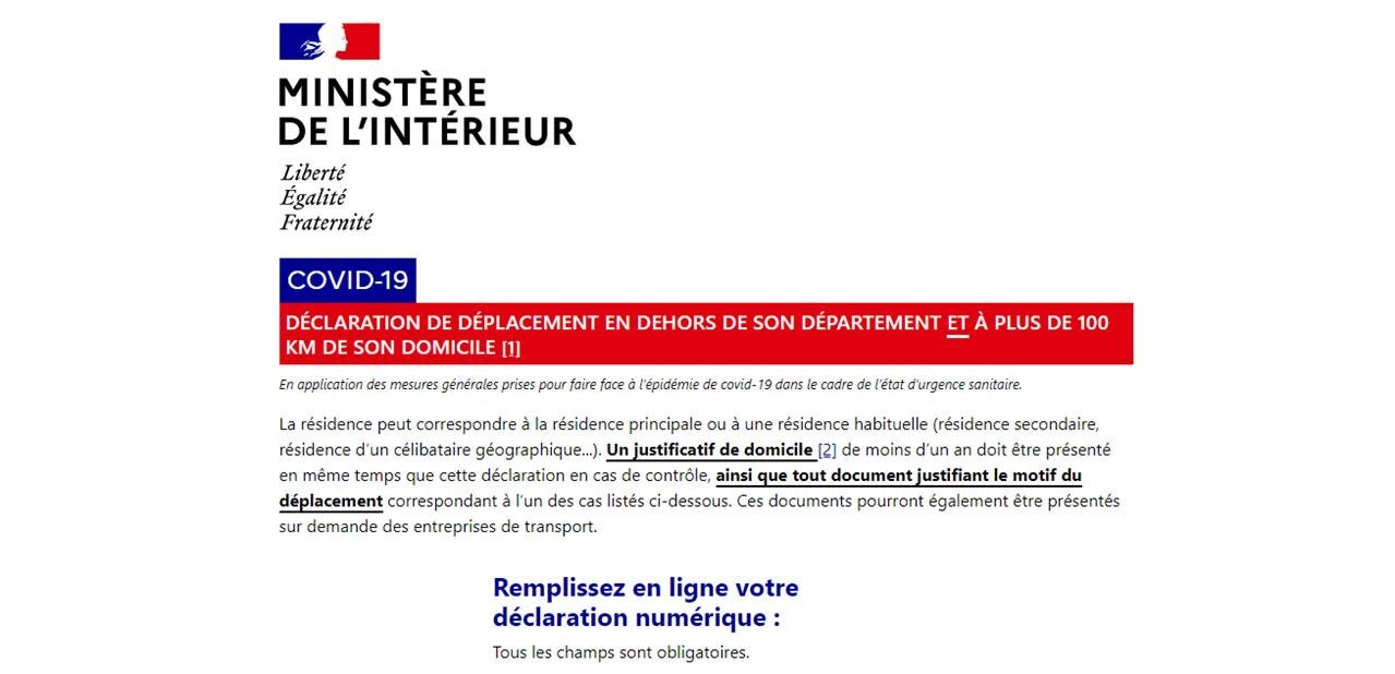 Attestation de déplacement : le gouvernement met à jour ses Attestation de déplacement : le gouvernement met à jour ses