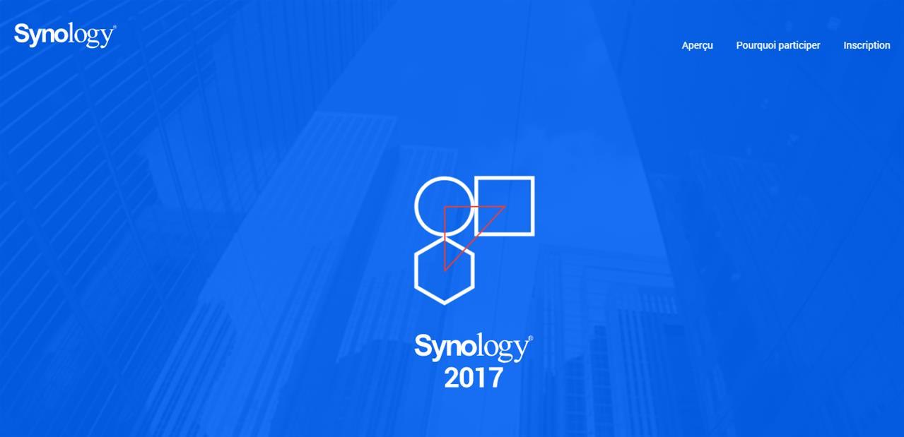 Synology 2017 une conférence en octobre, inscrivezvous pour découvrir les nouveautés